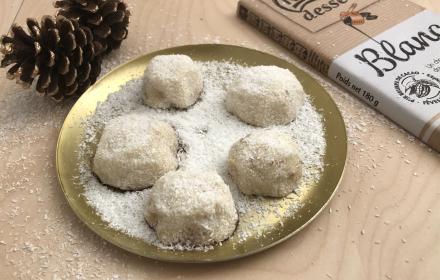 Truffes chocolat blanc