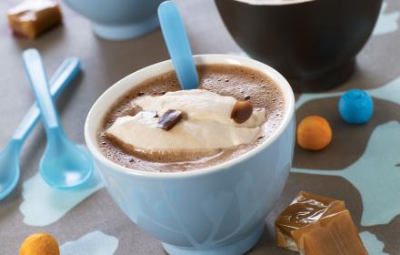 Chococino et mousse de caramel