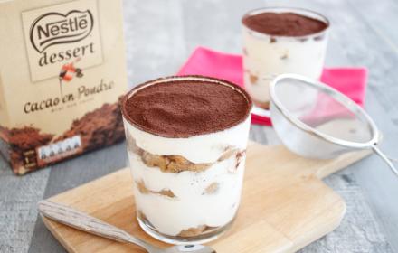 Tiramisu à la poudre de cacao