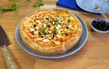 Quiche à la grecque