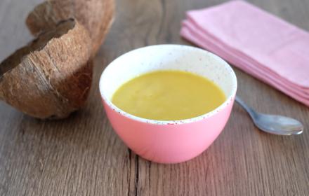 Recette purée de mangue à la noix de coco pour bébé