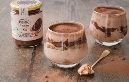 Verrines tiramisu à la PAT
