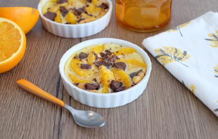 Gratinée orange chocolat