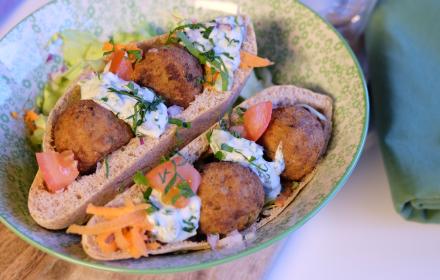 Pain Pita aux falafels