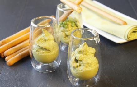 Houmous de petits pois
