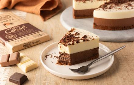 Gâteau trois chocolats