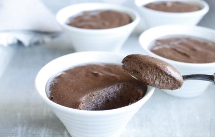 Mousse au chocolat express