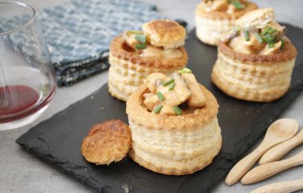 Bouchées au poulet et champignons