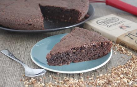 Gateau au chocolat et pralin