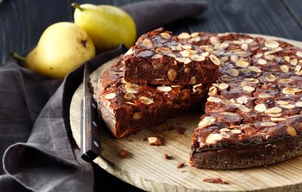 Flan poires chocolat