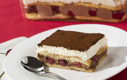 Tiramisu griottes chocolat ( pas avant novembre 2007)
