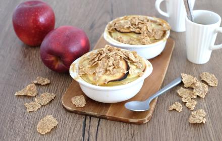 Gratin pomme cannelle