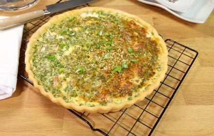 Quiche Lorraine Asiatique
