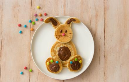 Pancakes lapin Pâques