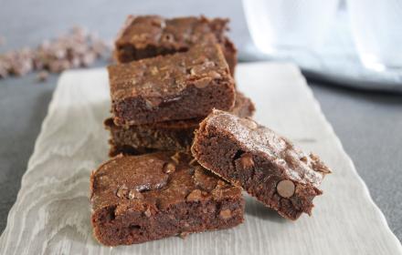 Brownie pépites de chocolat au lait