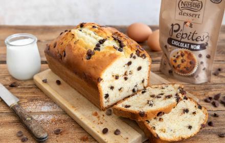Gâteau au yaourt et pépites de chocolat