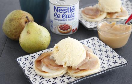 Pancakes et confiture de lait