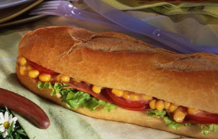 Sandwich frais au bacon