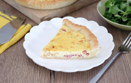 Quiche lorraine au bacon
