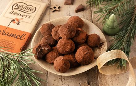 Truffes chocolat caramel