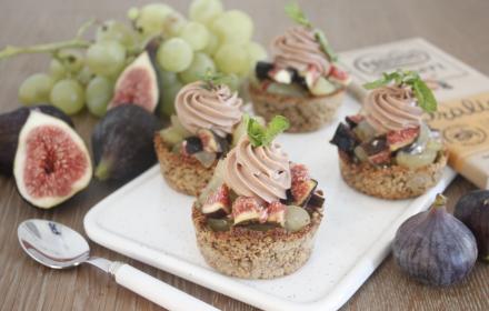 Croustillant de céréales aux fruits et chocolat praliné