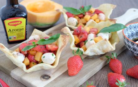 Salade pizza melon pasteque