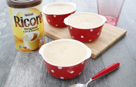 Mousse de fromage blanc au citron et ricoré