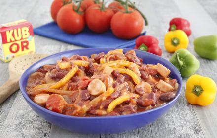 Chili haricots rouges et saucisses
