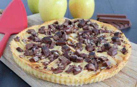 Clafoutis pommes Kitkat