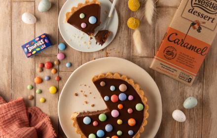 Tarte de Pâques au chocolat caramel
