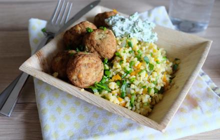 Falafels au boulgour et fines herbes Cookeo