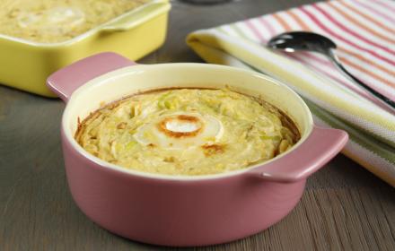 Petits flans poireau chèvre