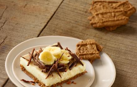Cheesecake banane speculoos