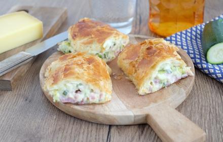 Feuilletés jambon béchamel