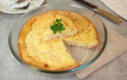 Quiche Lorraine sans vaisselle
