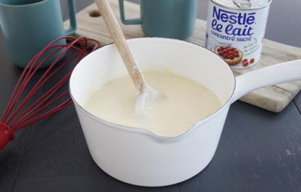 Crème pâtissière au lait concentré sucré