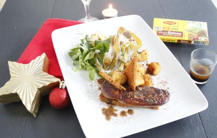 Foie gras poelé aux épices