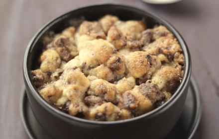 Crumble chocolat ananas (pas avant octobre 2009)