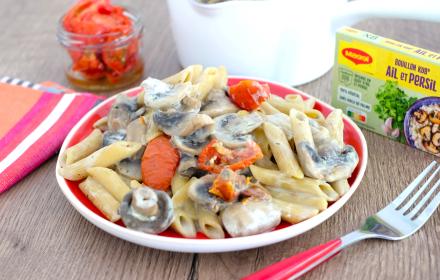 Penne aux champignons
