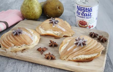 Fines tartelettes aux poires et à l'anis étoilé