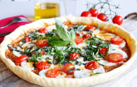 Tarte tomate mozzarella