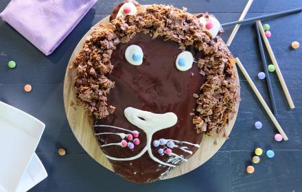 Gâteau choco lion