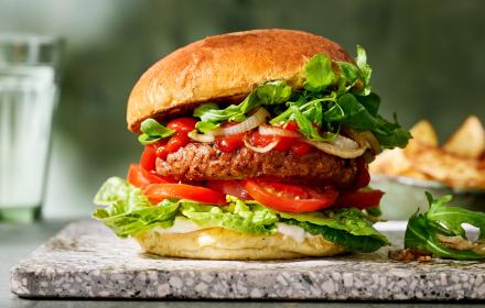Burger végétalien