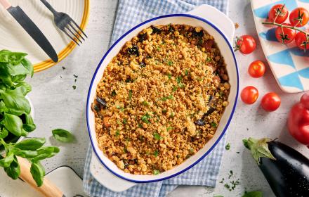 Crumble ratatouille