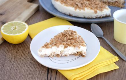 Cheesecake au céréales Fitness et miel