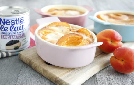 clafoutis abricots sans lactose