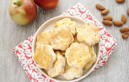 Petits sablés à la pomme