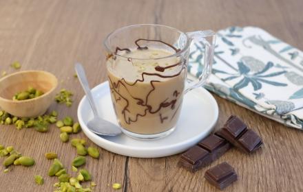 Cappuccino pistaches chocolat