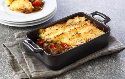 Hachis parmentier aux champignons et parmesan