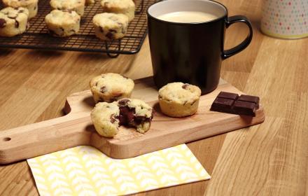 Cookie surprise au coeur de chocolat